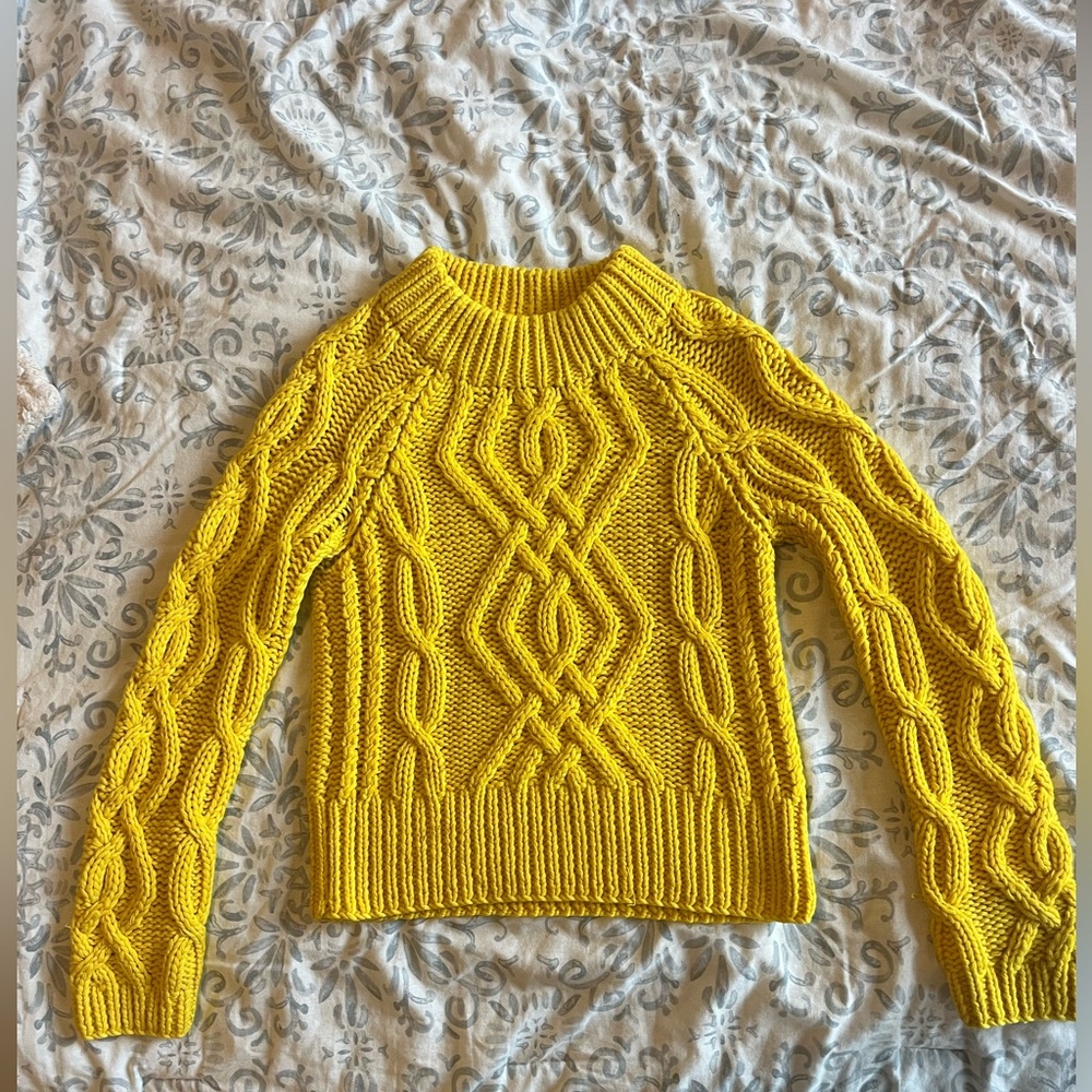 Kate Spade Sunlit Cable Knit Sweater
